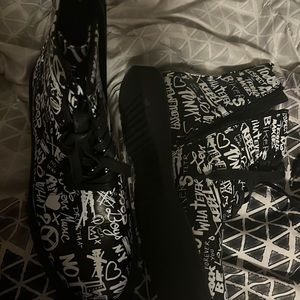 Aldo Graffiti Military Style Boots